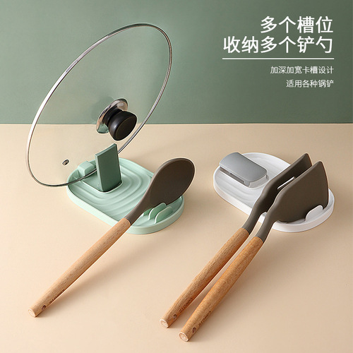 Collection original sitting pot lid rack plastic spatula rack countertop kitchen storage rack spoon chopstick storage rack wholesale