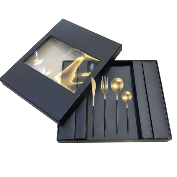 Set, gift box, tableware, 24 pieces