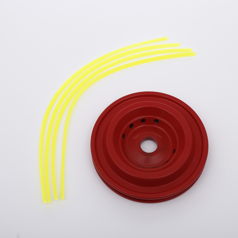 园林工具通用配件园艺打草头八孔铝盘打草头配件免拆尼龙割草线