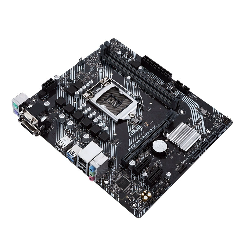 [Подходит для настольных ПК Asus мастер серия H410 PRIME H410M-K (VGA+DVI) распакованная материнская плата]