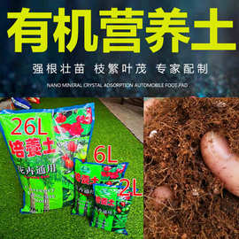 有机营养土培养土大包通用型养花种菜种植土多肉泥土花土批发包邮