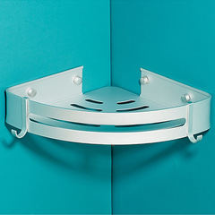 Space aluminum storage corner rack bathroom storage basket bathroom storage and finishing wall hanging storage rack bathroom tripod