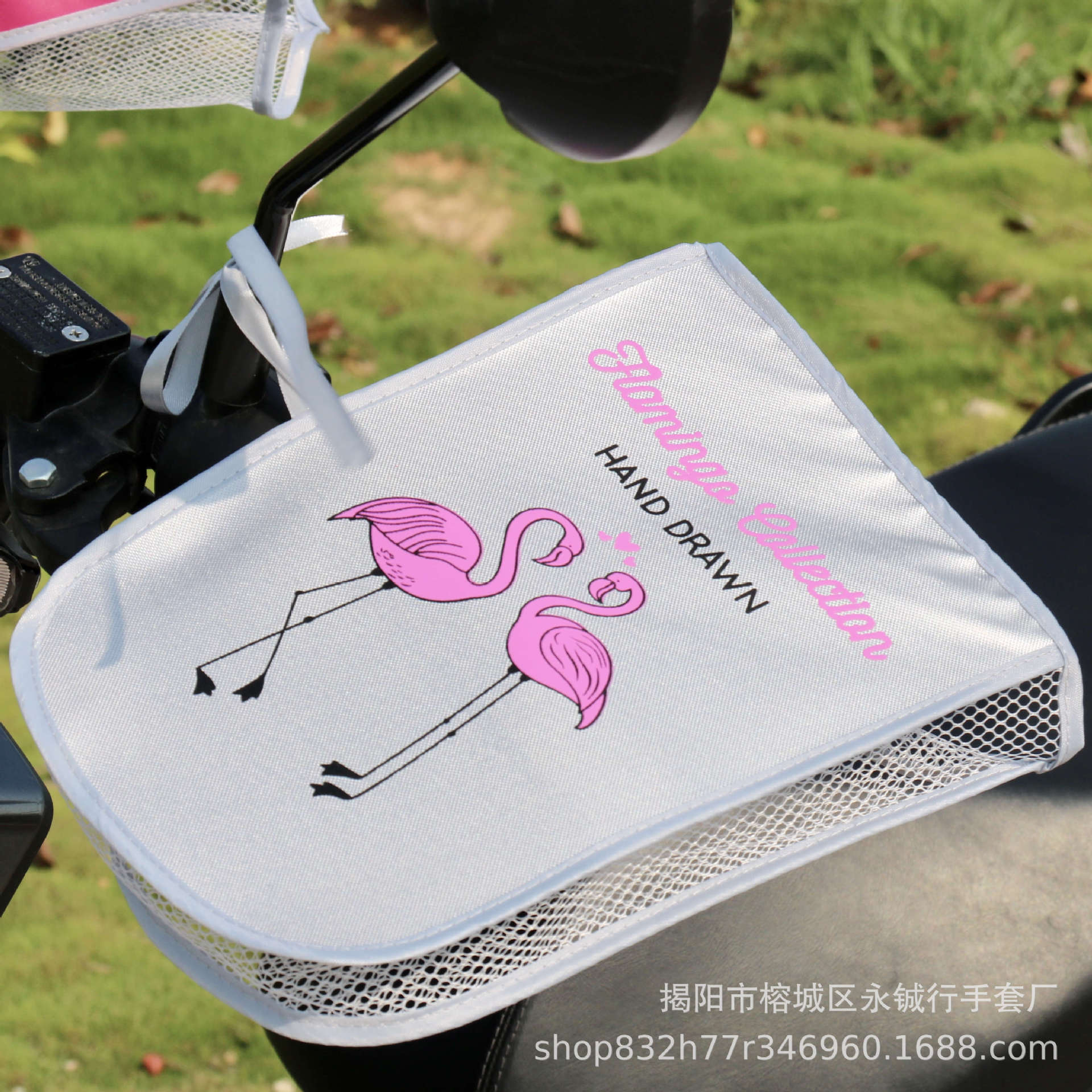 플라밍고-프린트 실버