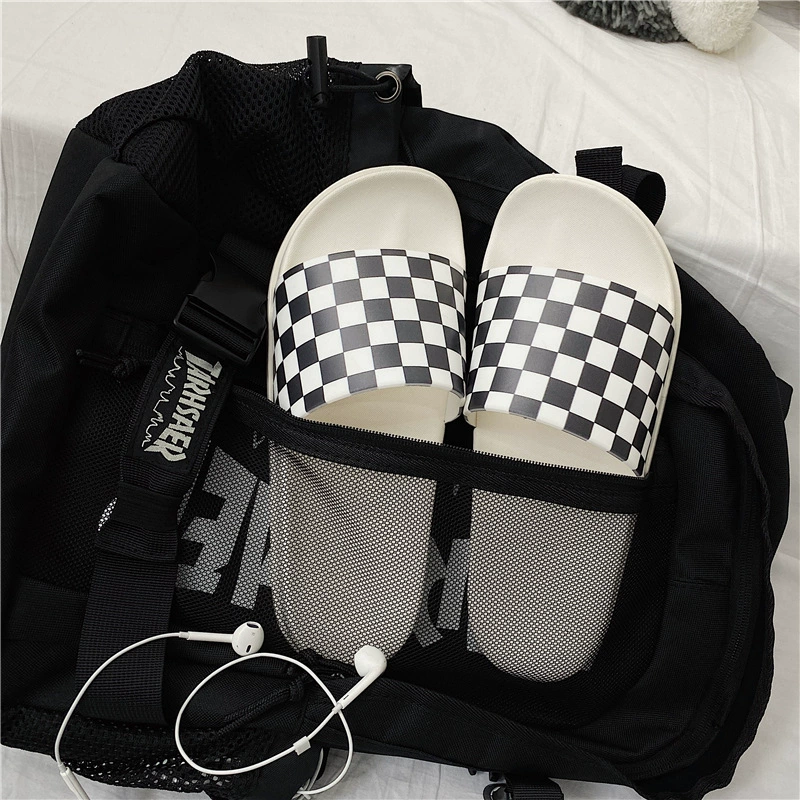 Тапочки мужские летние модные персонализированные тапочки в Корейском стиле для пар домашняя обувь домашняя и верхняя одежда пляжные сандалии XZ