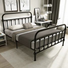 铁艺/钢木床;棕榈弹簧床垫