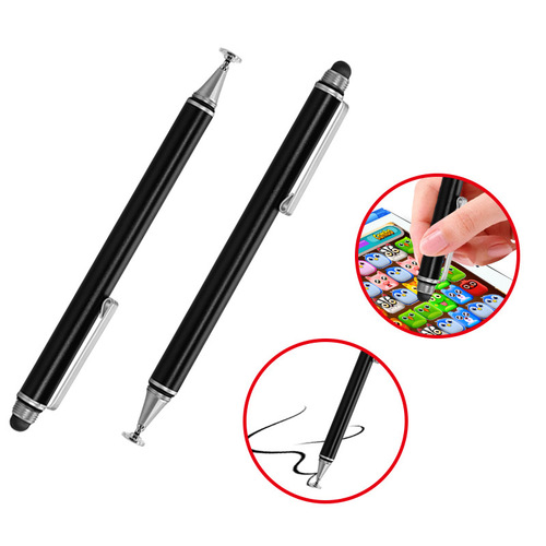 Factory-Sold 2-in-1 Capacitive Pen with Conductive Tip, Transparent Suction Cup, Smooth Writing, and Touchscreen Compatibility for Point-and-Read Devices
