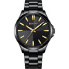 Waterproof swiss watch, quartz steel belt, men's watch for leisure