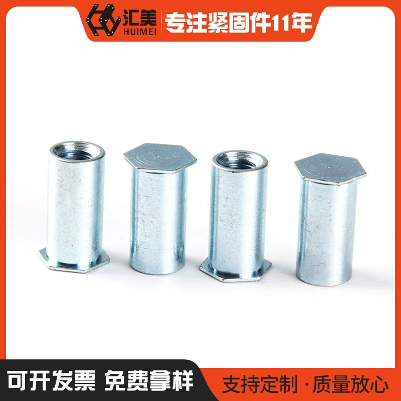 Оптовая продажа глухое отверстие клепки шпильки обшивки синий и белый цинк глухое отверстие прижимая пластину клепки шпильки прочность производителей