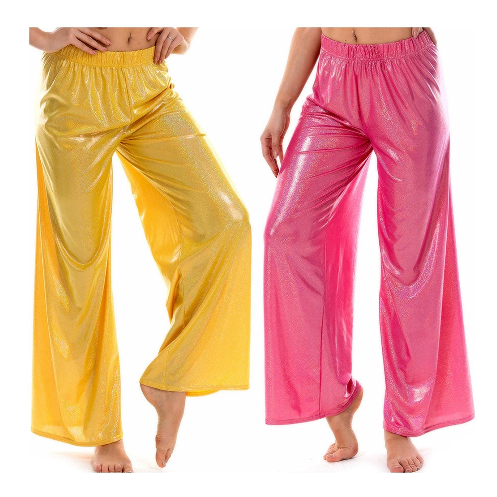 Внешняя торговля оптом широкие брюки женские свободные костюм для йоги плюс размер эластичный пояс повседневные брюки женские прямые продажи с фабрики