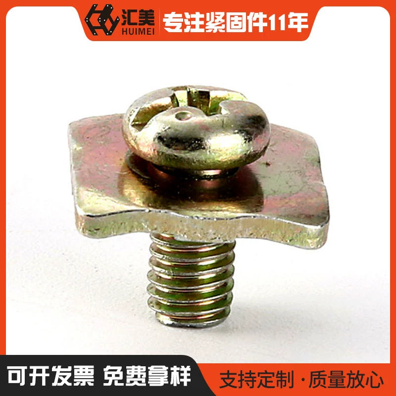 Два комбинированных винта Phillips квадратная подушка с круглой головкой две комбинированные винты с плоской хвостовой накладкой оптом