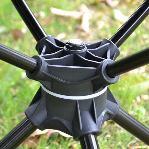 Outdoor folding chair, rotating portable ultra-light moon chair, camping fishing bench, leisure backrest beach chair