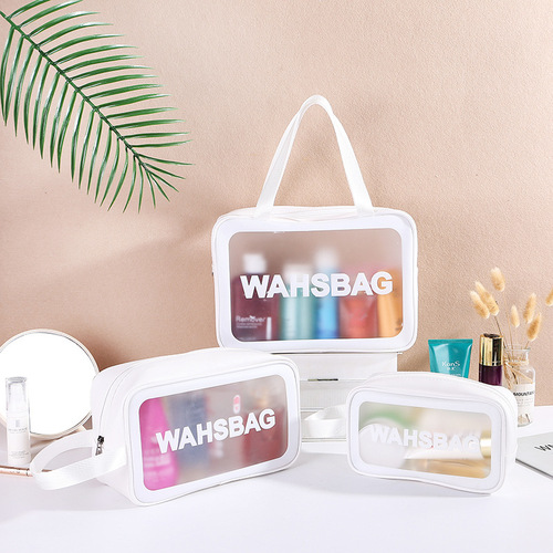 Cosmetic bag ins style super popular large capacity women's cosmetic bag portable waterproof toiletry bag portable travel storage bag
