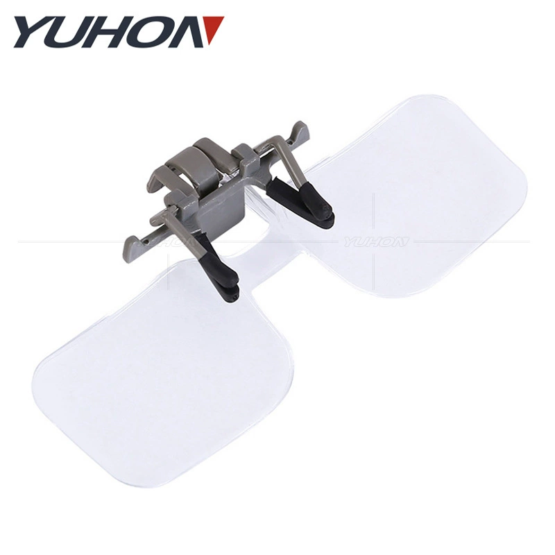 Карманный зажим из оптической смолы увеличительное стекло зажим линзы Линзы для очков Чтение высокой четкости для пожилых людей