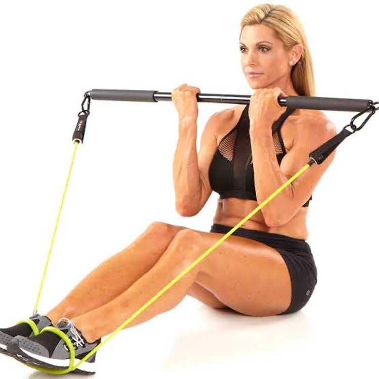 Equipment for gym for training with muscles, elastic rope, home equipment 3