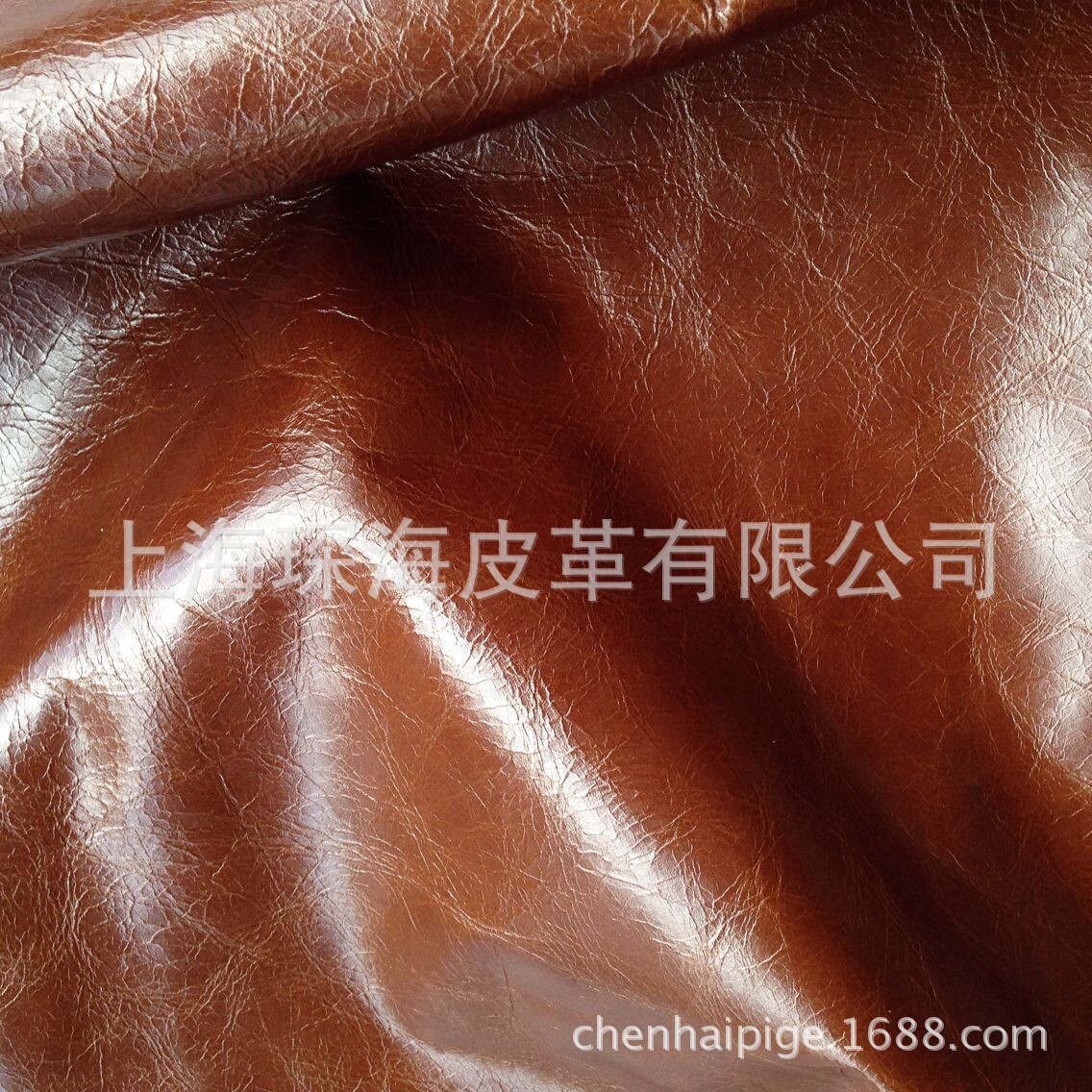 头层牛皮 油蜡皮  牛皮面料 皮革皮料 变色油皮 棕色 沙发皮