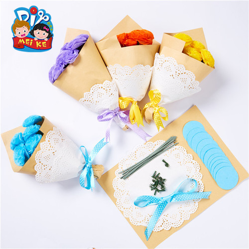 Mother's Day handmade diy bouquet material simulation puzzle bouquet gift scene layout wholesale send to mother