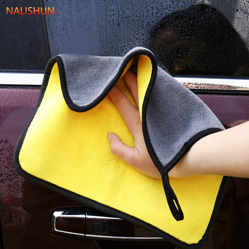 Полотенце для автомойки впитывающая утолщенная Безворсовая Ткань аксессуары для салона автомобиля инструменты Daquan автомобильное полотенце