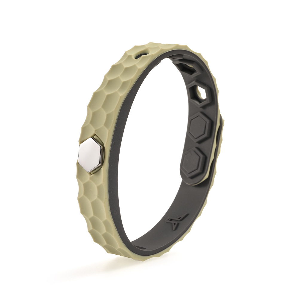 Pulsera antiestática de silicona antiestática inalámbrica pulsera de silicona de iones negativos deportes al aire libre correa de muñeca de los hombres