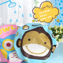 A创意卡通浴帽EVA防水淋浴帽 女生护发防湿洗澡帽 厨房防油烟帽子