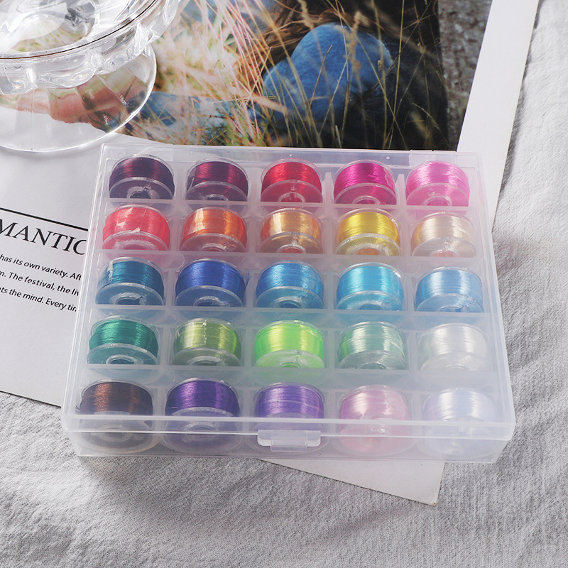 High-gloss boxed single-strand silk-free ice silk thread high-gloss thread wool promotion DIY handmade antique hairpin thread