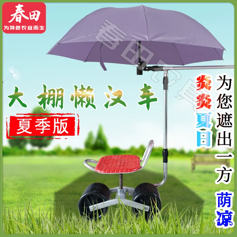 Теплица Ленивый человек Автомобиль Ленивый человек Табурет Поле Мобильное сиденье Инструмент для управления садом Автомобиль Новая летняя версия