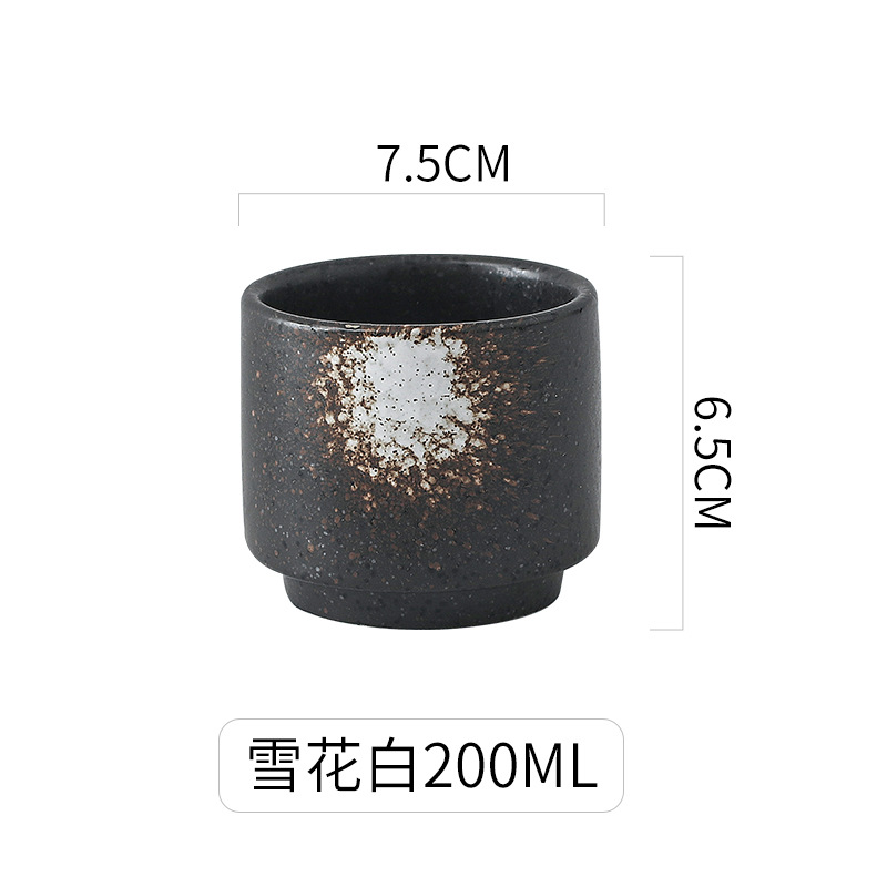 Taza pequeña de cerámica de estilo japonés taza de agua pequeña taza de té de la mañana restaurante Hotel Mesa taza Casa de Té taza de té