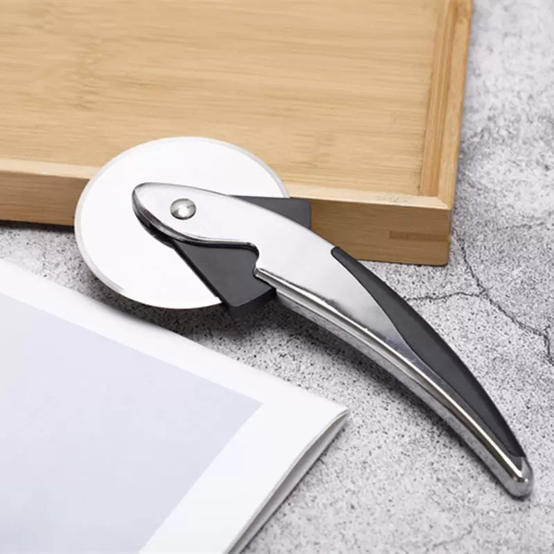 厂家直供 披萨烘焙工具 锌合金披萨轮刀 比萨轮刀 轮刀 披萨刀