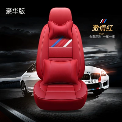 spring, summer, autumn and winter, universal seat – Modelə uyğun (Original) oturacaq örtükləri - deluxe-edition-passion-red-customization