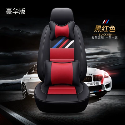 Modelə uyğun (Original) oturacaq örtükləri, cushion for special car is fully surrounded - deluxe-edition-black-and-red-customization