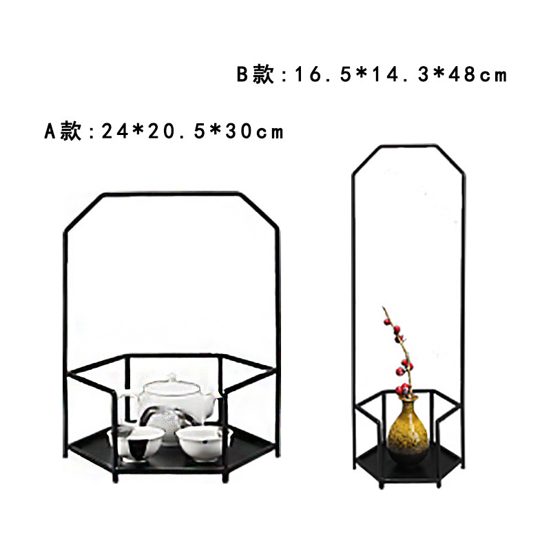 New Chinese Model Room Living Room Hardware Paint Tray Ornaments High-class Hotel Restaurant Classical Soft Decoration Project Ornaments