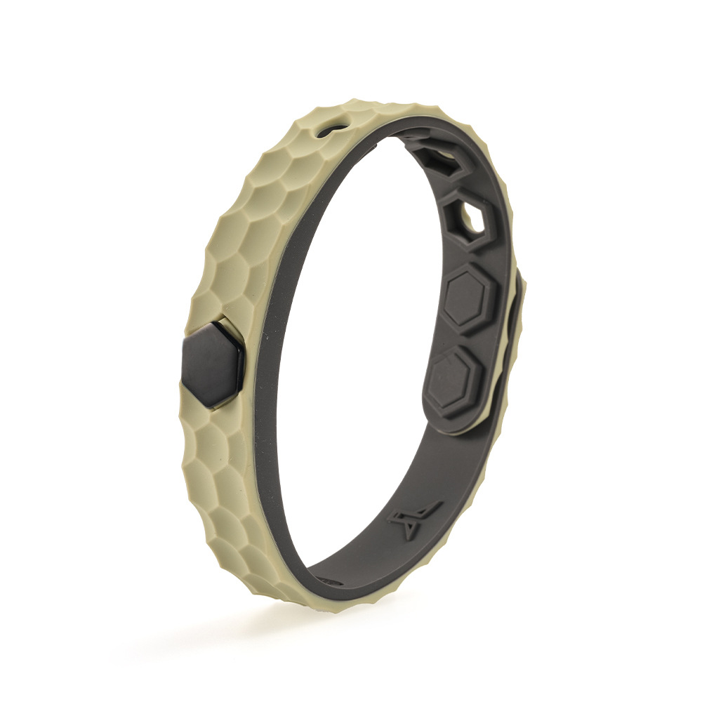 Pulsera antiestática de silicona antiestática inalámbrica pulsera de silicona de iones negativos deportes al aire libre correa de muñeca de los hombres