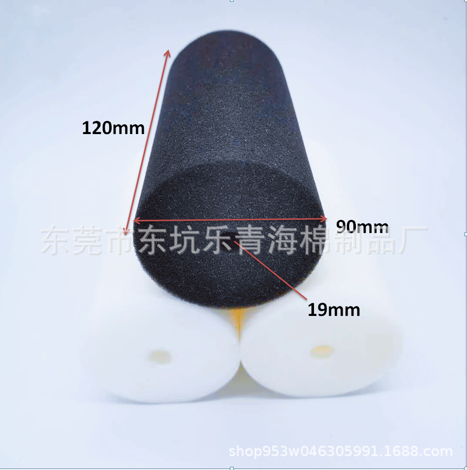 En stock vaso de espuma varilla de PVC negro giratorio esponja columna Amazon Copa Turner Copa máquina de torneado esponja