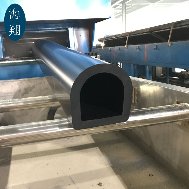 三元乙丙大D型密封条 轮船游艇靠岸用D型缓冲橡胶块 空心D型条