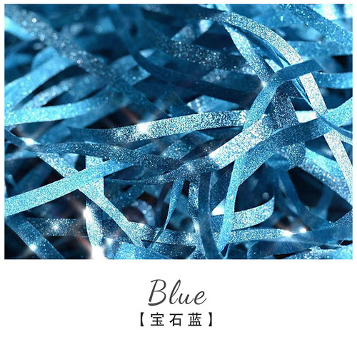 New Creative Natural Glitter Filled Silk Wedding Souvenir Raffia Silk DIY Paper Silk Manufacturer Wholesale