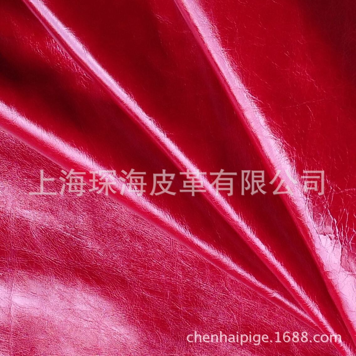 头层牛皮 油蜡皮 牛皮面料 皮革皮料 变色油皮 红色 沙发皮