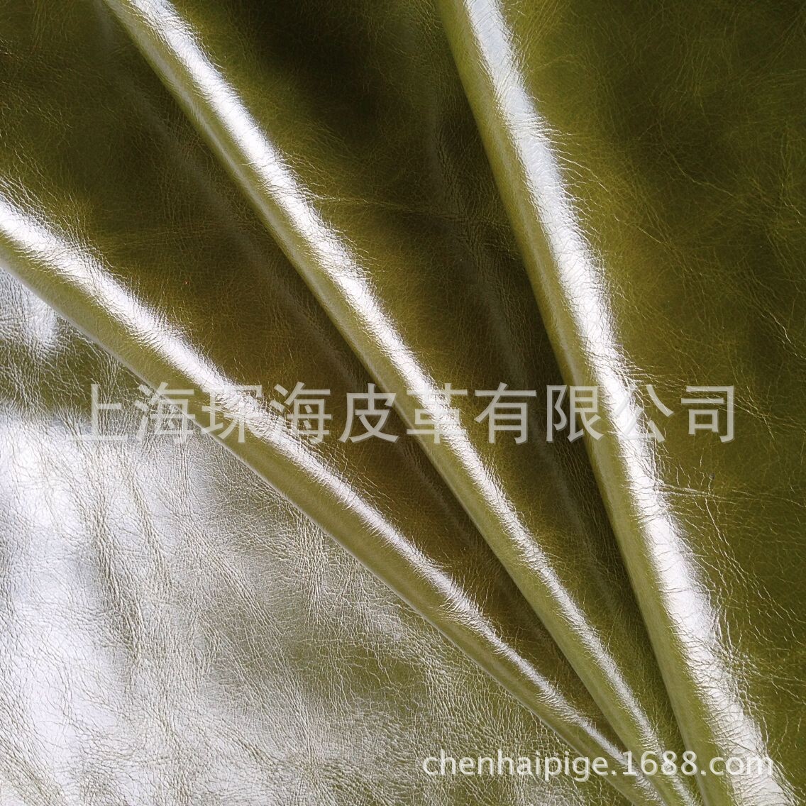 变色油皮 油蜡皮 头层牛皮 变色油皮 绿色 沙发皮
