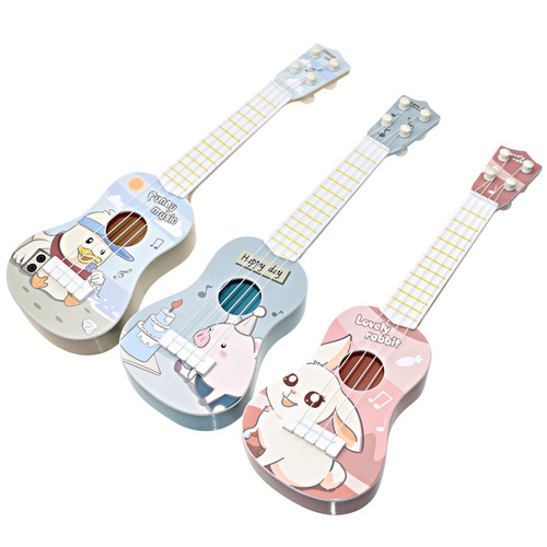 Wholesale children's simulated musical instrument ukulele gifts mini guitar playable early education enlightenment music toys