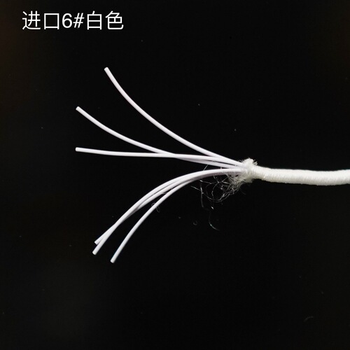 2.0mm fiberglass pole, latex elastic rope, elastic rope for tent bracket, round elastic band, rubber band rope