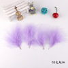 Manufacturers supply Turkey Hair DIY colorful vascular velvet feather jewelry accessories decorative feather wholesale