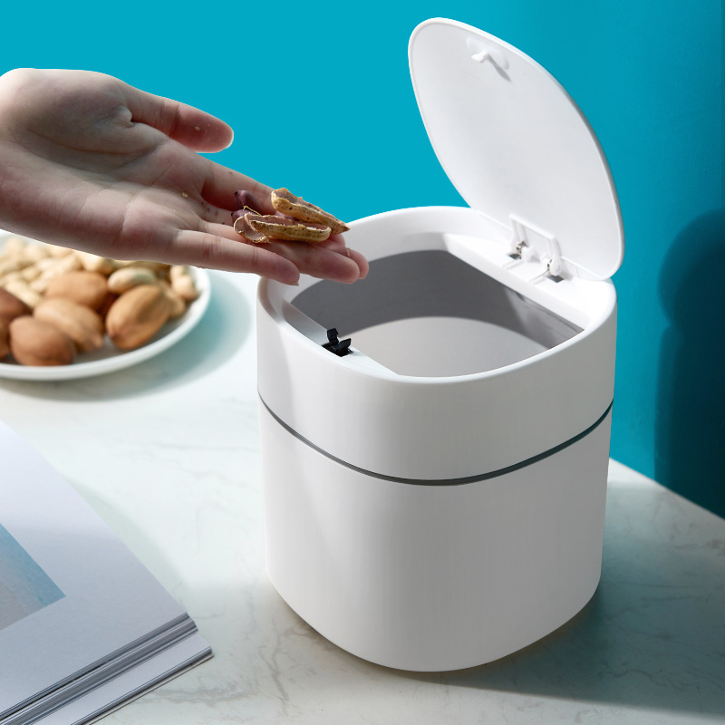 Nordic Mini Desktop Trash Bin Household Kitchen Desk Trash Bin Cover Sundries Storage Cleaning Tube wish Nordic Mini Desktop Trash Bin Household Kitchen Desk Trash Bin Cover Sundries Storage Cleaning Tube wish
