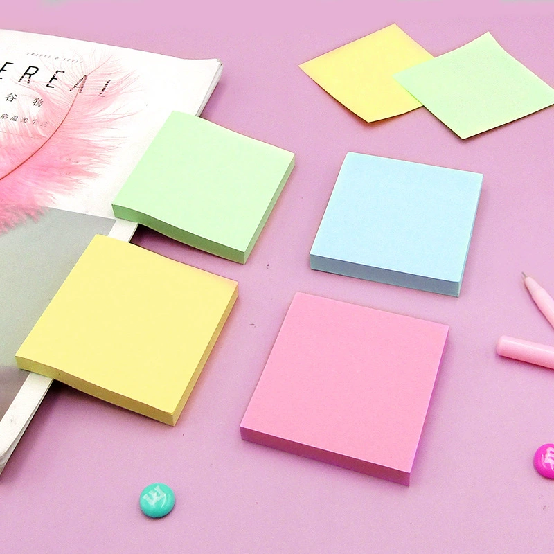 Цветные заметки Стикеры для студенческих сообщений Разрываемые заметки Наклейки для блокнота Легко Разрываемые Прочные наклейки без отметок Note N