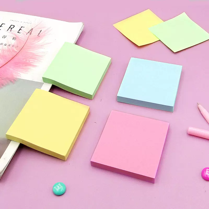 彩色便利贴学生留言贴可撕备忘便签本记事贴易撕耐用无痕记N次贴