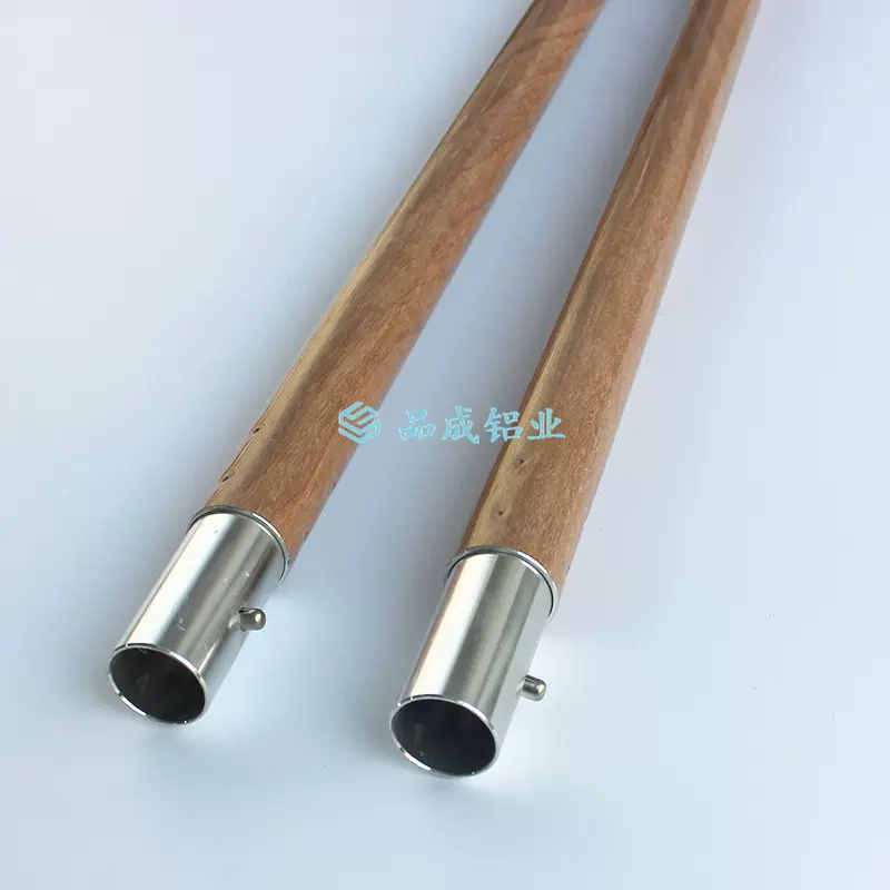 木纹2.4米4节铝合金天幕杆帐篷门厅支架天幕支撑杆配件天幕支撑杆