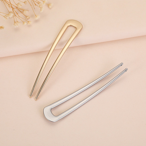 Manufacturer wholesale Japanese U-shaped hairpin hair accessories ponytail hair new style Internet simple hairpin headwear Internet celebrity women