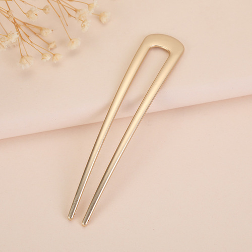 Manufacturer wholesale Japanese U-shaped hairpin hair accessories ponytail hair new style Internet simple hairpin headwear Internet celebrity women
