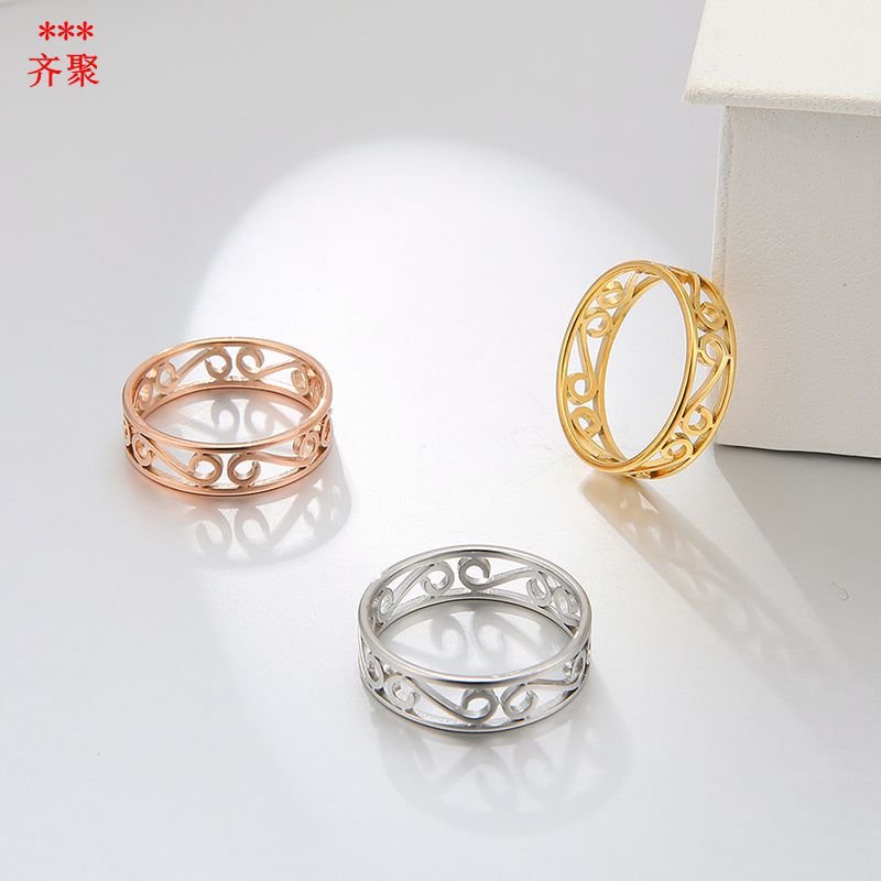 creative genuine design retro ring stainless steel