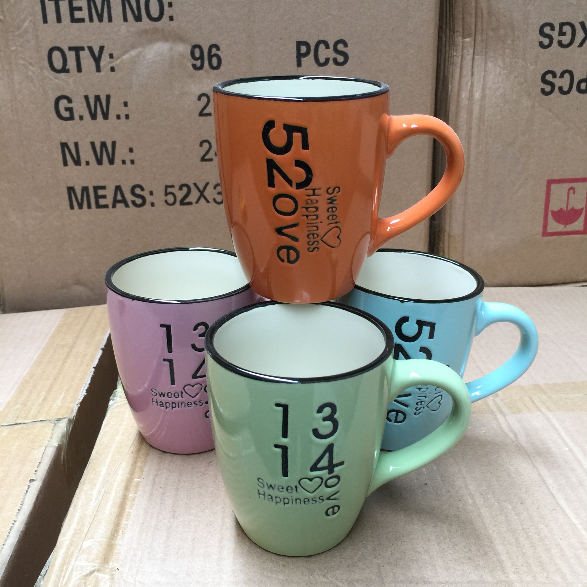 Taza de cerámica creativa personalizada taza de consumición del hogar Taza de cerámica de los hombres y las mujeres pareja del hogar taza de Oficina Creativa