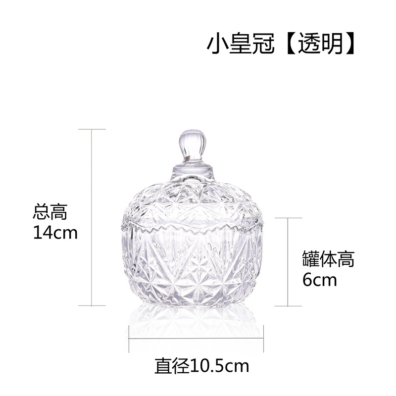 Tarro de caramelo de color de vidrio galvanoplastia caja de joyería de almacenamiento cubo tarro de azúcar fruta seca merienda tarro de condimento de color tarro de almacenamiento