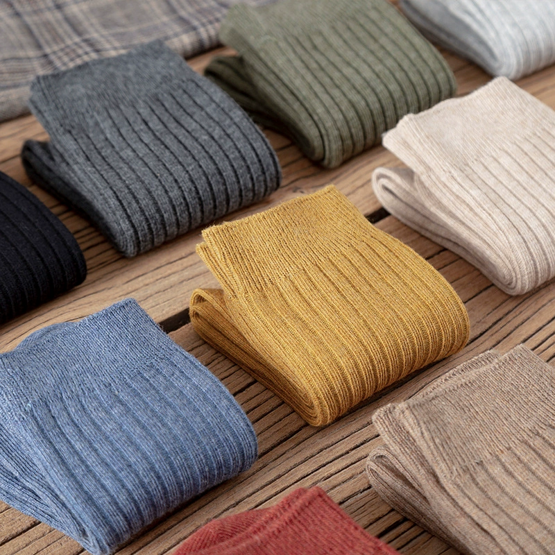 Tide, demi-season Japanese trend knee socks, mid-length, Korean style