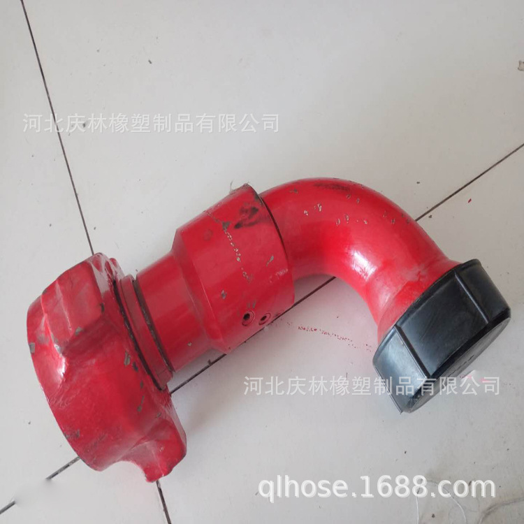 厂家直销 专业生产石油常用配件 高强度 高压活动弯头 三通式接头